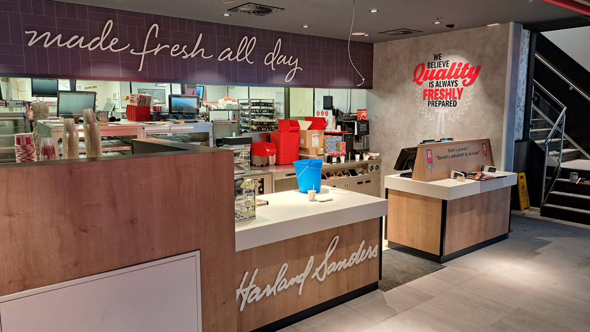 KFC Lelystad - winkelverbouwing voor foodketens
