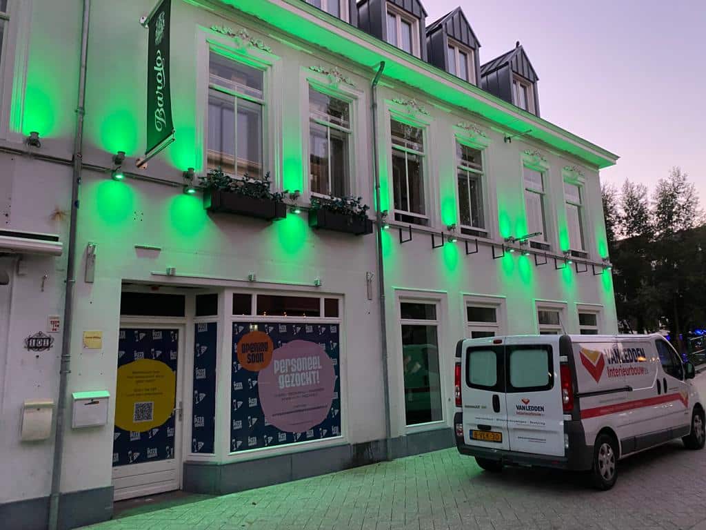 Turn-key verbouwing van een nieuwe vestiging van De Pizzabakkers in Eindhoven
